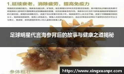 足球明星代言海参背后的故事与健康之道揭秘